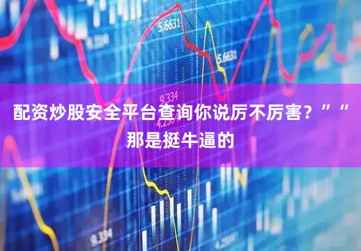 配资炒股安全平台查询你说厉不厉害？”“那是挺牛逼的